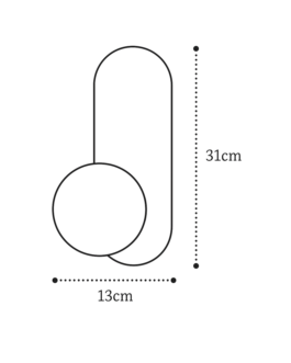 CHAPINERO 4 LÁMPARA DE MURO
