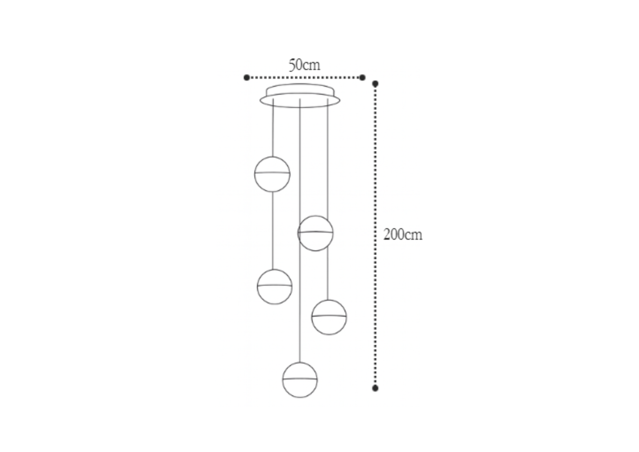 SANTA ANA LÁMPARA DE TECHO - Image 3